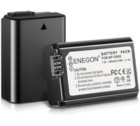ENEGON NP-FW50 Replacement Battery 1300mAh for Sony ZV-E10, A6000, A5100, A5000, A6300, A6500, A6400; Alpha 7, A7, A7II, A7R, A7RII, A7S, A7SII;RX10 NEX-3/5/7 Series,2-Pack