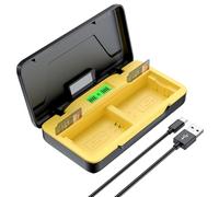 ENEGON NP-FZ100 20W Dual Battery Storage Fast Charger, Compatible with Sony A7 III, A7R V, A7R IV, A7R III, A7S III, FX3, FX30, Sony Alpha 6600 LCD Display