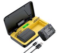 ENEGON NP-FZ100 Battery(2 * 3000 mAh) and Fast Charger Set for Sony A7iii, A7iv, A7C, A6700, A6600, ZV-E1, ZV-E10ii, FX3, FX30, A9, Alpha 9, Alpha 9S, A9S, A7R3, A7R4. 20W,LCD Display