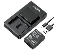 ENEGON NP-W126 Battery (2-Pack) and Smart Dual Charger for Fujifilm NP-W126S NP-W126 and Fuji FinePix HS30EXR HS35EXR HS50EXR X-A1 X-E1 X-E2 X-E3 X-M1 X-Pro1 X-T1 X-T3 X-T30 and More Cameras