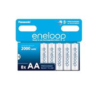 eneloop AA/Mignon Ni-MH battery (8-pack), rechargeable battery, NEW upgraded min. capacity 2000 mAh