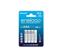 eneloop AAA/Micro Ni-MH battery (4-pack), rechargeable battery, NEW upgraded min. capacity 800 mAh