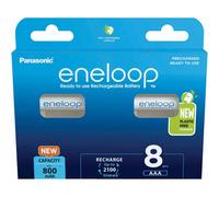 Eneloop Bk-4mcde/8be 800mah Rechargeable Battery 8 Units