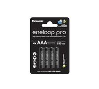 eneloop pro AAA/Micro Ni-MH battery (4-pack), rechargeable battery | Pre-charged, 930 mAh Ni-MH AAA batteries, rechargeable up to 500 times