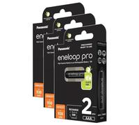 Eneloop Pro Micro Rechargeable Batteries 930 mAh AAA Ni-MH Pack of 3