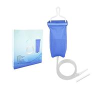 Enema Bag Kit, Enema Bag Kit for Colon Cleansing, Non-Toxic PVC Enema Bag Kit, Home Enema Colonic Irrigation Kit Bag, Reusable Coffee & Water Colon Cleansing/Detox Enemas (2 L)
