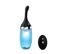 Enema Douche for Men, Automatic Electric Douches for Men & Women with 360° Nozzle, Remote Control 20oz Large Capacity Anti-Reflux Design Food-Grade Silicone for Safe & Comfortable Use