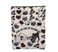 Enemies To Lovers Book Sleeve Gothic Lovers Book Sleeve Gothic Valentine Gift Gothic Wedding Gift Skeleton Skull Hands Gift (Demons BM)