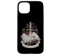 Enemies to Lovers Bookish Dagger and Roses Fantasy Reader Case for iPhone 15 Plus