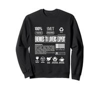 Enemies to Lovers Expert Label Bookish Smutty Book Merch Sweatshirt
