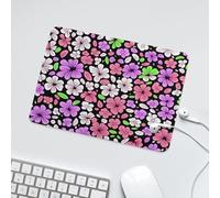 ENEN 3D Flowers Gaming Mouse Pad, Computer Keyboard Mouse Mat, Non-Slip Waterproof Mousepad with Rubber Base, Washable, Desk Pad Laptop for Home Office Work (Sea of Flowers,20x24cm)