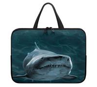 ENEN Animals Print Laptop Bag 10-17 Inch, Waterproof Laptop Case Laptop Sleeve with Handle, Laptop Bags for Women Men Laptop Handbags for Business, Office, School (10’’,Shark)