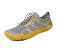 ENEN Anti-Slip Water Shoes,Quick Dry Barefoot Shoes Womens Mens,Swimming Socks with Drainage Hole,Comfort Breathable Water Socks for Surf Diving Walk Reef Seaside Sports (Gray,5.5)