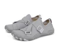 ENEN Barefoot Shoes for Womens Mens, Grounding Water Shoes Size 5-8.5 Beach Swimming Socks Wide Fit Non-Slip Lightweight for Swimming Pool Beach Snorkeling Diving Lake (8.5,1001 Gray)