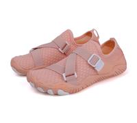 ENEN Barefoot Shoes for Womens Mens, Grounding Water Shoes Size 5-8.5 Beach Swimming Socks Wide Fit Non-Slip Lightweight for Swimming Pool Beach Snorkeling Diving Lake (6.5,1001 Pink)