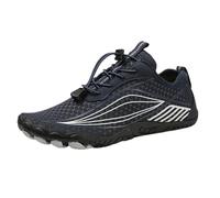 ENEN Barefoot Shoes for Womens Mens, Grounding Water Shoes Size 5-8.5 Beach Swimming Socks Wide Fit Non-Slip Lightweight for Swimming Pool Beach Snorkeling Diving Lake (5,A618 Navy Blue)