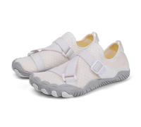 ENEN Barefoot Shoes for Womens Mens, Grounding Water Shoes Size 5-8.5 Beach Swimming Socks Wide Fit Non-Slip Lightweight for Swimming Pool Beach Snorkeling Diving Lake (6.5,1001 White)