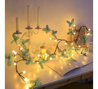 ENEN Butterfly Twig String Fairy Lights, Warm White LED 8 Modes USB Powered with Remote, Bendable Willow Tree Branch Lights DIY Bedroom Living Room Home Wall Décor (Blue,2.3m 144 LED)