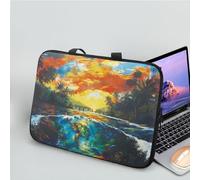 ENEN Laptop Bag 10-17 Inch Laptop Case Laptop Sleeve With Zippered 3D sea turtle Laptop Bags for Women Men, Laptop Handbags for Business, Office, School (15 inch,Sun)
