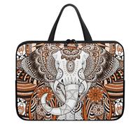 ENEN Laptop Bag 10-17 Inch, Waterproof Laptop Case 3D Elephant Laptop Sleeve, Laptop Bags for Women Men Laptop Handbags for Business, Office, School (15’’,Bohemian elephant 10)