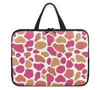 ENEN Laptop Bag 15 Inch Laptop Case Laptop Sleeve With Zippered, Laptop Bags for Women Men, Waterproof 3D Leopard Laptop Handbags for Business, Office, School (12’’,Purple Red)
