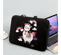 ENEN Laptop Bag 3D Alpaca 10-17 Inch Laptop Case Laptop Sleeve With Zippered Laptop Bags for Women Men, Laptop Handbags for Business, Office, School (12 inch,Alpaca)