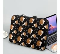 ENEN Laptop Bag, hedgehog print 10-17 Inch Laptop Case Laptop Sleeve With Zippered Laptop Bags for Women Men, Laptop Handbags for Business, Office, School (13 inch,Chestnut)