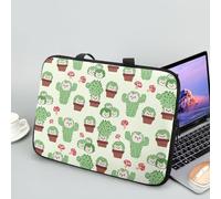 ENEN Laptop Bag, hedgehog print 10-17 Inch Laptop Case Laptop Sleeve With Zippered Laptop Bags for Women Men, Laptop Handbags for Business, Office, School (17 inch,cactus)