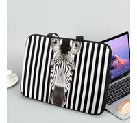 ENEN Laptop Bag, Zebra print 10-17 Inch Laptop Case Laptop Sleeve With Zippered Laptop Bags for Women Men, Laptop Handbags for Business, Office, School (12 inch,Style 4)