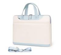 ENEN Shoulder Laptop Bag, 15.6 Inch Laptop Case Laptop Sleeve With Padded Strap and Zippered Laptop Bags for Ladies, Laptop Handbags for Business, School, Office (15.6 inches,azure)
