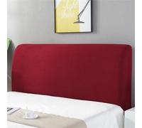 ENEN Solid Color Elastic Headboard Cover Dustproof All-inclusive Bed Headboard Cover Stretch Universal Bed Head Cover Slipcover Protector For Bedroom Decor (Length 120cm,burgundy)