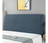 ENEN Solid Color Elastic Headboard Cover Dustproof All-inclusive Bed Headboard Cover Stretch Universal Bed Head Cover Slipcover Protector For Bedroom Decor (Length 150cm,Lake Blue)