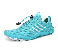 ENEN Sports Water Shoes Mens Womens, Summer Aqua Shoes Durable Lightweight Beach Shoes for Outdoor Swim Surf Yoga Walking Diving Sky Blue