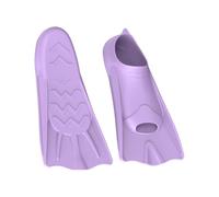 ENEN Swim Fins Adult Training Size 27-44, Silicone Training Fin Swimming Adjustable Lightweight Fins Soft Comfort for Kids Children Adult Men Women (XXL(42-44),LY23 Purple)