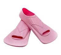 ENEN Swim Fins Adult Training Size 27-44, Silicone Training Fin Swimming Adjustable Lightweight Fins Soft Comfort for Kids Children Adult Men Women (XXXS(32-34),Pink)