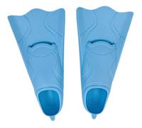 ENEN Swim Fins Adult Training Size 27-47, Silicone Training Fin Swimming Adjustable Lightweight Fins Soft Comfort for Kids Children Adult Men Women (XL(42-44),211 blue)