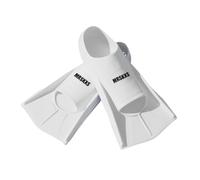 ENEN Swim Fins Adult Training Size 30-44, Silicone Training Fin Swimming Adjustable Lightweight Fins Soft Comfort for Kids Children Adult Men Women (XXS(30-32),R12 White)