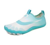 ENEN Unisex Water Shoes, Refreshing Quick Dry Barefoot Shoes Womens Mens, Swimming Socks, Lightweight Water Socks for Surf Diving Garden Walk Reef Seaside Sports Pebble (Green,5.5)