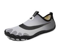 ENEN Unisex Water Shoes, Refreshing Quick Dry Barefoot Shoes Womens Mens, Swimming Socks, Lightweight Water Socks for Surf Diving Garden Walk Reef Seaside Sports Pebble (Black,10)