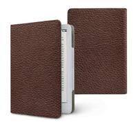 ENEN Universal Case for Kindle 6.8" 7", Ebook Reader E Reader Protective Case 3D Shockproof PU Leather Stand Cover with Handstrap, Compatible with All 6.8/7 inch (Coffee texture,7.32x5.31x0.67inch)