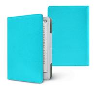 ENEN Universal Case for Kindle 6.8" 7", Ebook Reader E Reader Protective Case Solid Colour Shockproof PU Leather Stand Cover with Handstrap, Compatible with All 6.8/7 inch (Sky Blue)