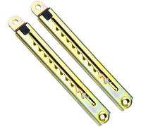 Enenes Adjustable Lifting Rod Hinge 2 PCS 10 Gear Lifting Bracket Hardware Hinge Desk Lids for Massage Tables Couch Beds Lift up Rod