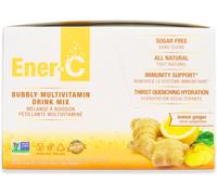 Ener-C Bubbly Multivitamin Drink Mix Lemon Ginger Sugar Free 30 Sachets