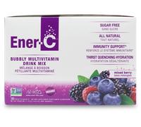 Ener-C Bubbly Multivitamin Drink Mix Mixed Berry Sugar Free 30 Sachets