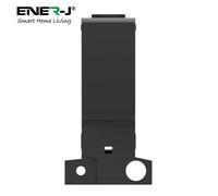 ENER-J 1 Gang Grid Switch, Black Body