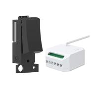 ENER-J 1 Gang Grid Switch, Black Body with Non Dimmable + WiFi 5A RF Mini Receiver