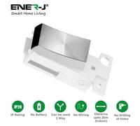 Ener-J 1 Gang Grid Switch - Click Minigrid Style Satin Chrome, Ws1084