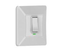 Ener-J 1 Gang Self Powered Wireless Grid Switch With Backplate White Finish Eco Series