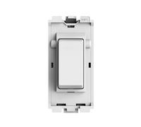 ENER-J 1 Gang Wireless Kinetic Grid Switch BG Compatible White 433MHz ENER-J White