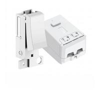 Ener-J 1 Gang Wireless Kinetic Grid Type Switch And 500W Receiver Kit White 240V